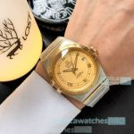 Copy Omega Double Eagle Watch Two Tone Gold Dial 42mm